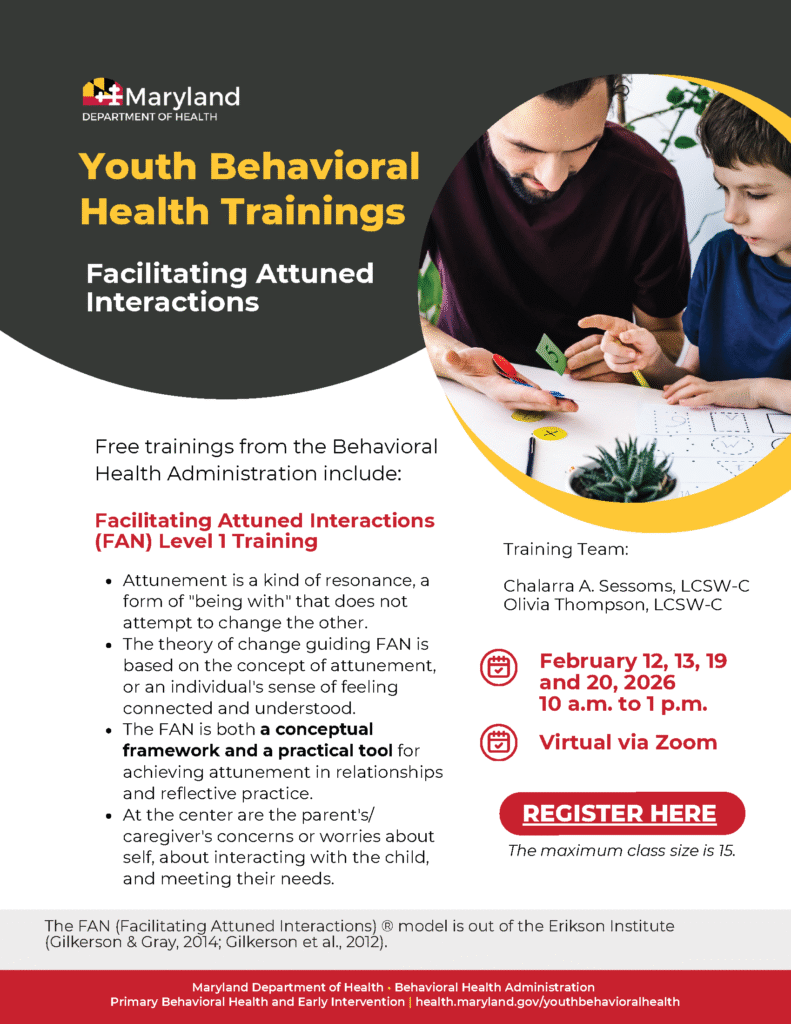 Youth Behavioral Health Trainings